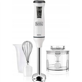 Bol mixeur Black & Decker ES9160150B Noir Argenté 600 W