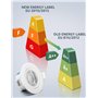Aigostar Spot LED Encastrable, 5W 370LM Equivalent 53W Incandescence, 4000k Lumière naturelle Spot cuisine, Spot LED Éclairage d