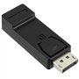 OcioDual Adaptateur Display Port vers HDTV Noir Convertisseur DP Audio Video Full HD 1080p 720p pour PC Moniteur TV Projecteur