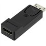 OcioDual Adaptateur Display Port vers HDTV Noir Convertisseur DP Audio Video Full HD 1080p 720p pour PC Moniteur TV Projecteur