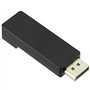 OcioDual Adaptateur Display Port vers HDTV Noir Convertisseur DP Audio Video Full HD 1080p 720p pour PC Moniteur TV Projecteur