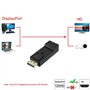 OcioDual Adaptateur Display Port vers HDTV Noir Convertisseur DP Audio Video Full HD 1080p 720p pour PC Moniteur TV Projecteur
