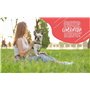Consentida Harnais pour Chien de très Grande Taille T4 - Taille XL 42-70 x 2,5 cm - imprimé Espagne - Rouge et Jaune - Tissu rés