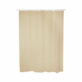 Rideau de Douche Exma basic Beige PVC 140 x 180 cm