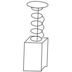 Générique - Set de 2 charbons pour machines dewalt - Réf. four.0956 -