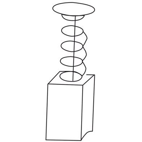 Générique - Set de 2 charbons pour machines dewalt - Réf. four.0956 -