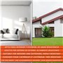 PECTRO Set Peinture blanche mur et plafond 4 Litres + Rouleau + Grille | Interieur Exterieur Enterrés - Acrylique et lessivable 