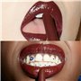 3INA MAKEUP - The Cherry Lip Glaze - Rouge à Lèvres Effet Latex Cerise Foncée - Rouge à Lèvres avec Huile de Pépins de Framboise