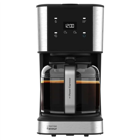 Cecotec cafetières filtre Coffee 66 Drop & Touch. Cafetière de goutte à goutte avec capacité allant jusqu'à 12 tasses en acier i