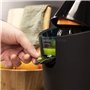 Cecotec Presse-agrumes avec bras électrique EssentialVita PowerFresh 600 Black. 600 W, corps et filtre en acier inoxydable, 2 cô