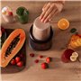 Cecotec Blender individuel Nutriblender Fusion, Puissance 1000 W, 6 Lames avec Revêtement en Titane Noir, Smoothies, Milk-shakes