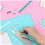 Craftelier - Bistouri de Précision avec Poignée Antidérapante | 3 Lames et Capuchon Transparent pour Protéger la Lame | Taille A