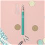 Craftelier - Bistouri de Précision avec Poignée Antidérapante | 3 Lames et Capuchon Transparent pour Protéger la Lame | Taille A