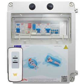 SWIMHOME Tableau électrique conçu pour les piscines avec chloreur