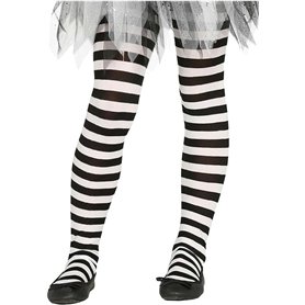 Fartoni Collant Halloween Femme. Collants Noirs À Rayures Blanches Ou Collants. Collants Tayas Pour Costumes D'Halloween. Access