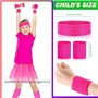 Déguisement Année 80 Fille ou Femme Idéal pour Carnaval avec Accessoires et Calentadores Déguisement Sportif ou Retro Année 90 L