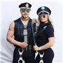 Déguisement Policier Enfant Garçon ou Fille avec Menottes, Accessoires Inclus comme Casquette, Plaque, Talkie Walkie et Cravate,