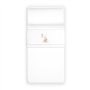 Interbaby - Parure de lit pour Berceau 50 x 80 cm, 100% Coton, avec Drap-Housse, Drap Plat et taie d'oreiller, idéal pour l'hive