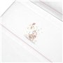 Interbaby - Parure de lit pour Berceau 50 x 80 cm, 100% Coton, avec Drap-Housse, Drap Plat et taie d'oreiller, idéal pour l'hive