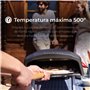 MasterPRO Napoli | Four à pizza | Four à gaz portable à cuisson rapide jusqu'à 500 °C et pelle en acier inoxydable| Pizzas prête