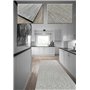 Tadi & Imperio1979 Tapis Vinyle tressé - Tapis Vinyle - 40 x 40 cm - Tapis extérieur - Tapis de Cuisine - Tapis Vinyle Cuisine -