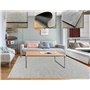Tadi & Imperio1979 Tapis Vinyle tressé - Tapis Vinyle - 40 x 40 cm - Tapis extérieur - Tapis de Cuisine - Tapis Vinyle Cuisine -