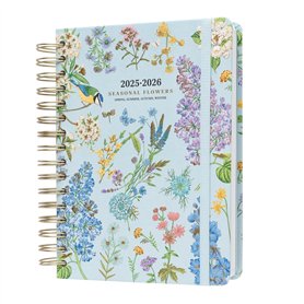 Kokonote - Agenda Journalier 2025 2026 Fleurs | Agenda Scolaire 2024 2025 Lycée