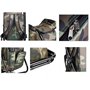SteelMule Chaise tabouret de pêche 3 en 1 avec sac à dos et sac thermique - Pliable, robuste et compact - Camouflage Woodland