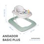 MS BabyWorld | Trotteur bébé avec plateau de jeux interactif avec sons | Base anti-basculement | Youpala avec roues en silicone 