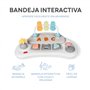 MS BabyWorld | Trotteur bébé avec plateau de jeux interactif avec sons | Base anti-basculement | Youpala avec roues en silicone 