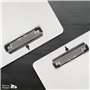 Raylu Paper - Porte Bloc A4 avec Pince en Aluminium, Presse Papier pour Restaurant, Bureau, Hôpital, Design Élégant et Résistant