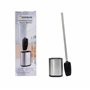Erreke Brosse WC Silicone Suspendu, Brosse Toilette Silicone, en Acier Inoxydable avec Support, Moderne et Élégante, Hygiène Amé