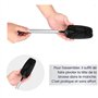 Erreke Brosse WC Silicone Suspendu, Brosse Toilette Silicone, en Acier Inoxydable avec Support, Moderne et Élégante, Hygiène Amé