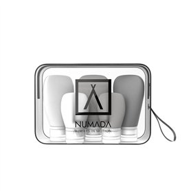 Nécessaire de Voyage Numada Transparent PVC Silicone 20 x 6