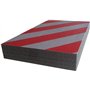 KITAUTOS. PP332R. Protecteur de pare-chocs fond de parking 20 x 33 cm. Épaisseur 4 cm.