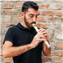 MUTEFLUTE Lot de 5 contrôleurs sonores sourdines pour flûte soprano à doigté baroque ou allemand, sourdine pour enfants et adult
