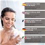 GPQ – Gel Douche Hotel BLACK Line | 400 unités x 8 Gr. | Commodités de l'hôtel | Aux huiles essentielles, sans paraben | Pour Hô