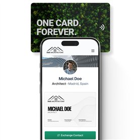 KNOW.EE | Carte de visite NFC + QR Code | Touchez pour partager | Compatible iPhone et Android
