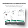 KNOW.EE | Carte de visite NFC + QR Code | Touchez pour partager | Compatible iPhone et Android