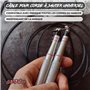 CATGRIPS Câble de Corde à Sauter Crossfit Premium, Remplacement Corde pour Corde a Sauter, Corde Crossfit en Acier avec Revêteme