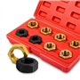 SZTVECFW Ensemble d'outils de refiletage de Broche d'essieu Efficace, kit de réparation de 8 pièces for filetages rouillés ou en