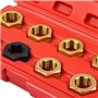 SZTVECFW Ensemble d'outils de refiletage de Broche d'essieu Efficace, kit de réparation de 8 pièces for filetages rouillés ou en