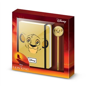 Karactermania Roi Lion Face-Coffret Cadeau avec Journal et Stylo à Bille Fashion