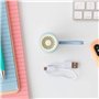 MR WONDERFUL Mini Enceinte Bluetooth sans Fil Design Smoothies de la Marque avec 3-4 Heures d'autonomie. Couleur Jaune et Bleu