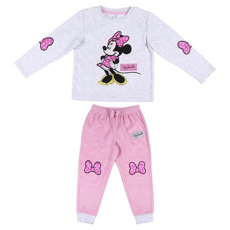 CERDÁ LIFE'S LITTLE MOMENTS - Pijama Chica de Minnie Mouse - Pijama de Invierno Velour [ 80% Coton