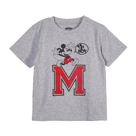 CERDÁ LIFE'S LITTLE MOMENTS Garçon Manche Courte de Mickey Mouse pour l'Été | T-Shirt 100% Coton-Licence Officielle Disney