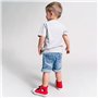CERDÁ LIFE'S LITTLE MOMENTS Garçon Manche Courte de Mickey Mouse pour l'Été | T-Shirt 100% Coton-Licence Officielle Disney, Gris