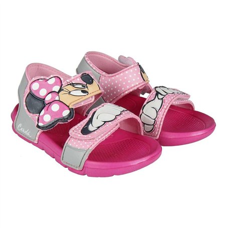 MINNIE MOUSE Sandalias Infantiles Rosa Sandales pour Enfant Rose