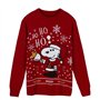 CERDÁ LIFE'S LITTLE MOMENTS Femme Pull Snoopy avec col Rond et Manches Longues Style Tricot-Licence Officielle