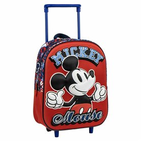 Cartable à roulettes Mickey Mouse 3D